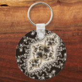 Sepia Brown Jellyfish Sleutelhanger (Voorkant)