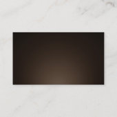 Sepia Brown Red Professional Simple Modern Plain Visitekaartje (Achterkant)