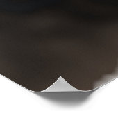 Sepia Brownish Tones Basketbal Artwork Poster (Hoek)