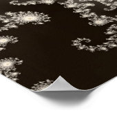 Sepia Bruine Kwallen Poster (Hoek)