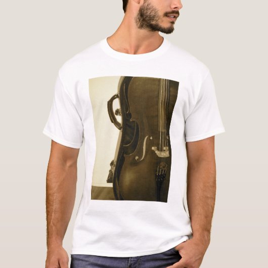 Sepia Cello dames shirt (Voorkant)