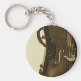 Sepia Cello Sleutelhanger
