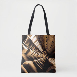 Sepia Chairs Tote Bag
