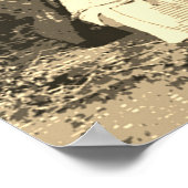 Sepia Chief Geronimo Pop Art Poster (Hoek)