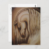 SEPIA CLASSIC HORSE BRIEFKAART (Voorkant / Achterkant)