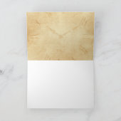 Sepia Clock Face Steampunk Kaart (Binnen)