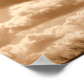Sepia Clouds Poster (Hoek)