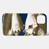 Sepia Conch Seashells Case-Mate iPhone Case (Achterkant (horizontaal))