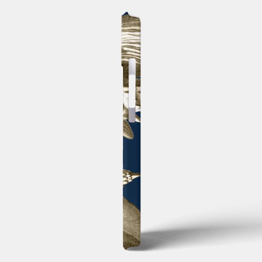 Sepia Conch Seashells Case-Mate iPhone Case (Achterkant / Links)