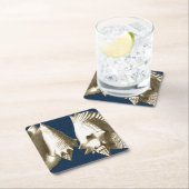 Sepia Conch Seashells Kartonnen Onderzetters (Insitu)