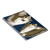 Sepia Conch Seashells Notitieboek (Rechterzijde)