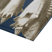 Sepia Conch Seashells Snijplank (Hoek)