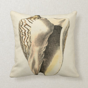  Sepia Conch Shell Kussen