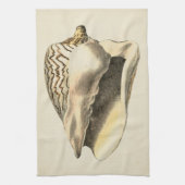 Sepia Conch Shell Theedoek (Verticaal)