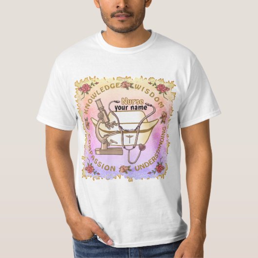 Sepia Cool Nurse T-shirt (Voorkant)