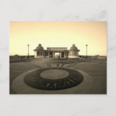 Sepia Cromer Pier briefkaart (Voorkant)