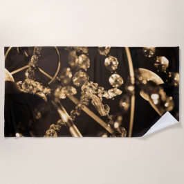 Sepia Crystal Chandelier Abstract Strandlaken