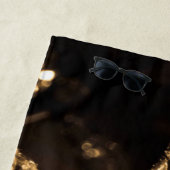 Sepia Crystal Chandelier Abstract Strandlaken (In situ)