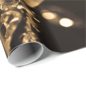 Sepia Crystal Chandelier Cadeaupapier (Rol Hoek)