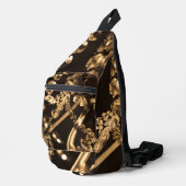 Sepia Crystal Chandelier Sling Bag (Rechterhoek)