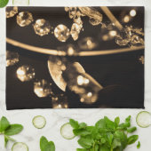 Sepia Crystal Chandelier Theedoek (Gevouwen)