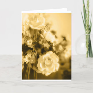Sepia de Fotografie van Rozen Kaart