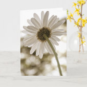 sepia de kaart van het madeliefjeHallo (Gele Bloem)