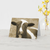 Sepia de Verjaardag van het Lam van Jacob Kaart (Gele Bloem)