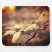  Sepia Dogwood Blossingbloem Muismat (Voorkant)