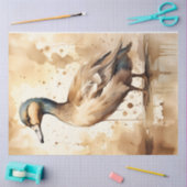Sepia Duck, Weefselpapier voor Decoupage/Crafts Tissuepapier (Craft)
