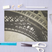  sepia Eiffel Tower Arch-ontkoppelpapier Tissuepapier (Craft)