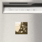 Sepia Eiffeltoren Magneet (Insitu (Vaatwasser))