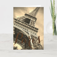 Sepia Eiffeltoren Parijs Frankrijk Vintage Reizen 