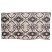 Sepia eye-like geometric M-size pattern Kussensloop (Voorkant)