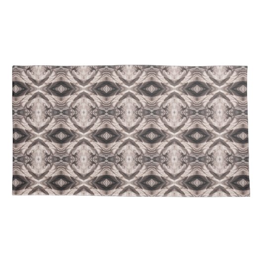 Sepia eye-like geometric S-size pattern Kussensloop (Achterkant)