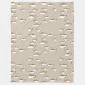 Sepia Fleece Deken (Voorkant)