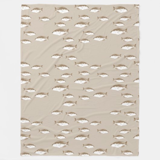 Sepia Fleece Deken (Voorkant)