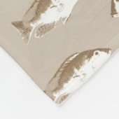 Sepia Fleece Deken (Hoek)