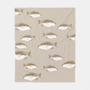 Sepia Fleece Deken