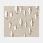 Sepia Fleece Deken (Voorkant (Horizontaal))