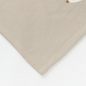 Sepia Fleece Deken (Hoek)