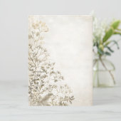 Sepia Foliage Top Fade | Rustieke herfst-winter In Kaart (Staand voorkant)