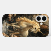  Sepia Forest Unicorn Fantasy Art Sprookje Case-Mate iPhone Case (Achterkant (horizontaal))