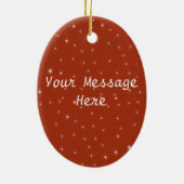  Sepia Foto Mysterious Genie Head Turban Keramisch Ornament (Achterkant)