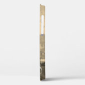 Sepia Fotosjabloon Kalligrafie Glitter Sterren Case-Mate iPhone Case (Achterkant / Links)