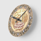 Sepia Gebed Handen Christelijke klok (Hoek)