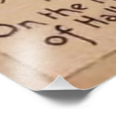 Sepia Ghost Witch Black Crescent Moon Foto Afdruk (Hoek)