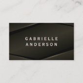 Sepia Glow Abstracte achtergrond Visitekaartje (Voorkant)