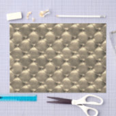 Sepia Gold Luxury Metallic Tufed Leather Tissuepapier (Craft)