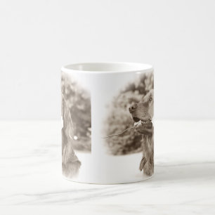 Sepia golden recovery met roos koffiemok